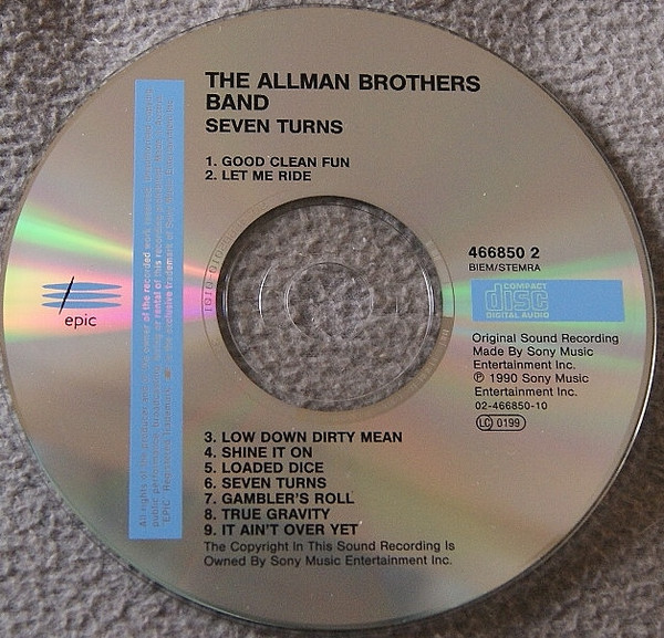 The Allman Brothers Band - Seven Turns | Epic (466850 2) - 3