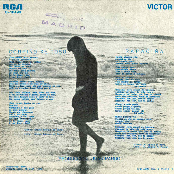 Andrés Do Barro - Corpiño Xeitoso / Rapaciña | RCA Victor (3 - 10493) - 2 Andrés Do Barro - Corpiño Xeitoso / Rapaciña | RCA Victor (3 - 10493) - 2