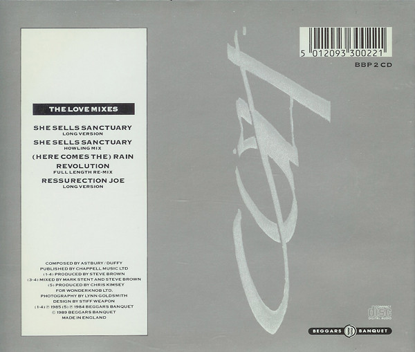 The Cult - The Love Mixes | Beggars Banquet (BBP 2 CD) - 3 The Cult - The Love Mixes | Beggars Banquet (BBP 2 CD) - 3