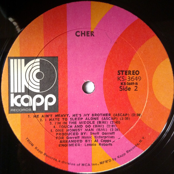 Cher - Cher | Kapp Records (KS 3649) - 4
