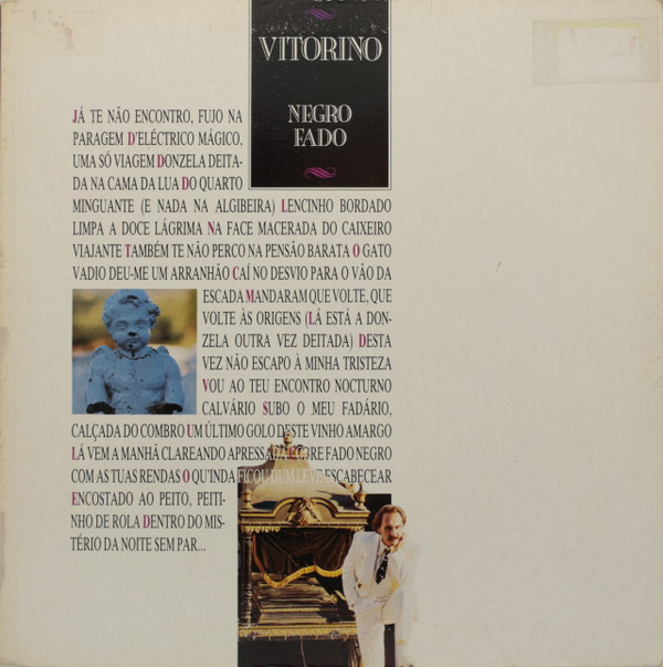Vitorino - Negro Fado | EMI (7488251) - main