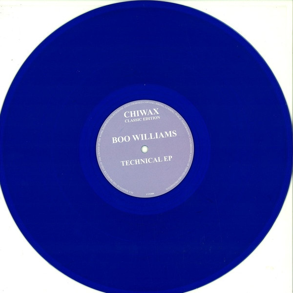 Boo Williams - Technical EP | Chiwax Classic Edition (CCE009) - 3