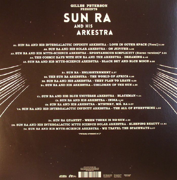 Gilles Peterson Presents The Sun Ra Arkestra - To Those Of Earth... And Other Worlds | Strut (STRUT125LP) - 2 Gilles Peterson Presents The Sun Ra Arkestra - To Those Of Earth... And Other Worlds | Strut (STRUT125LP) - 2