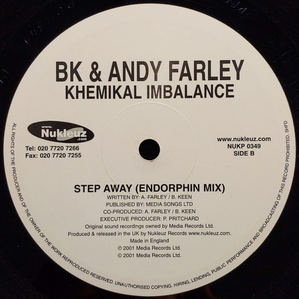 BK & Andy Farley - Khemikal Imbalance | Nukleuz (NUK P 0349) - 4