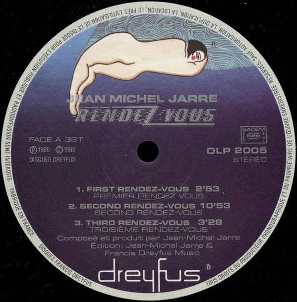 Jean-Michel Jarre - Rendez-Vous | Disques Dreyfus (DLP 2005) - 3