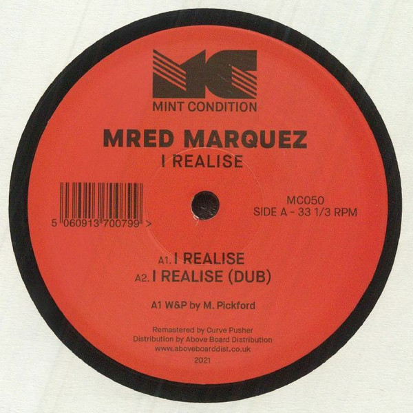 Mred Marques - I Realise | Mint Condition (MC050)