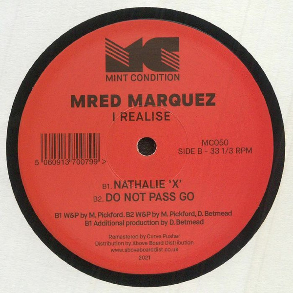Mred Marques - I Realise | Mint Condition (MC050) - 2 Mred Marques - I Realise | Mint Condition (MC050) - 2
