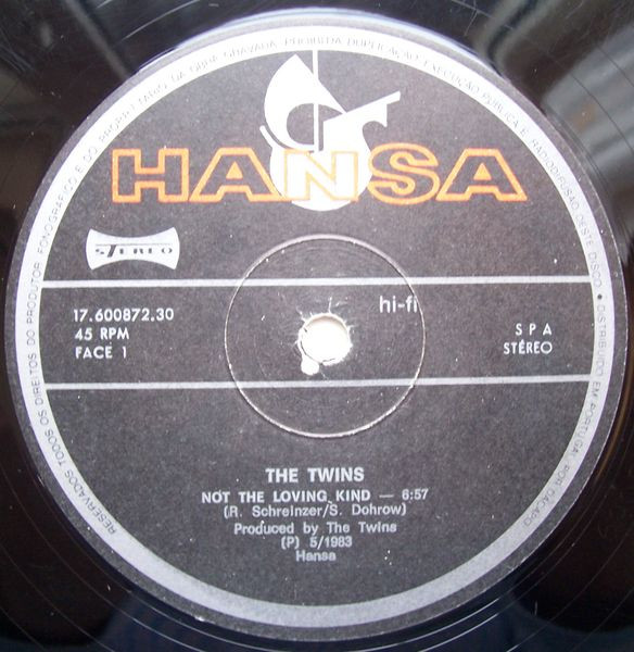 The Twins - Not The Loving Kind | Hansa (17.600872.30) - 2