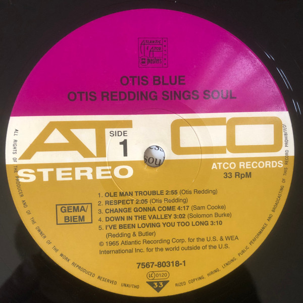Otis Redding - Otis Blue / Otis Redding Sings Soul | ATCO Records (7567-80318-1) - 3 Otis Redding - Otis Blue / Otis Redding Sings Soul | ATCO Records (7567-80318-1) - 3