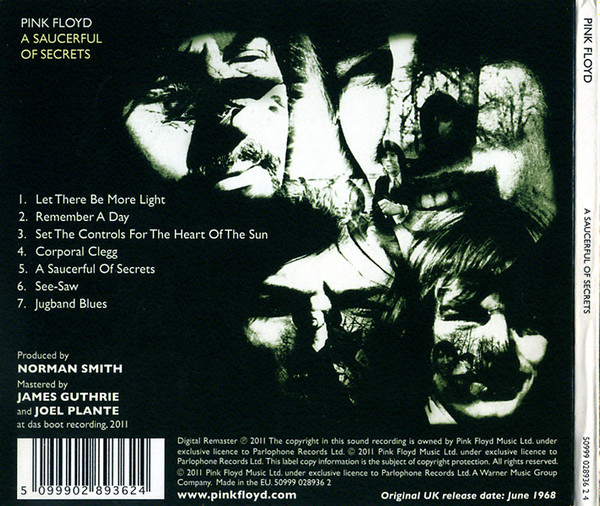 Pink Floyd - A Saucerful Of Secrets | Parlophone (50999 028936 2 4) - 4 Pink Floyd - A Saucerful Of Secrets | Parlophone (50999 028936 2 4) - 4