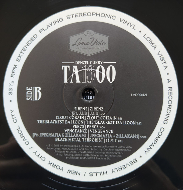 Denzel Curry - Ta13oo | Loma Vista (LVR00421)