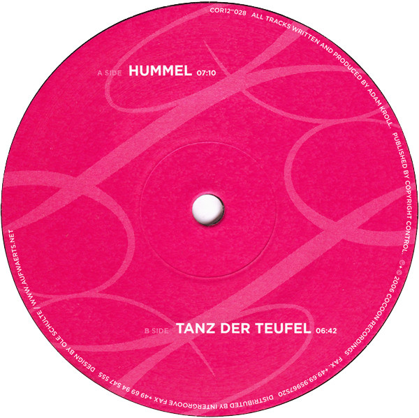 Adam Proll - Hummel | Cocoon Recordings (COR12"028)