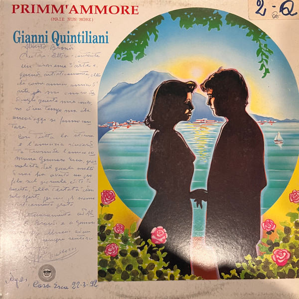 Gianni Quintiliani - Primmm'Ammore | Drim General Music (LP 132) - main Gianni Quintiliani - Primmm'Ammore | Drim General Music (LP 132) - main