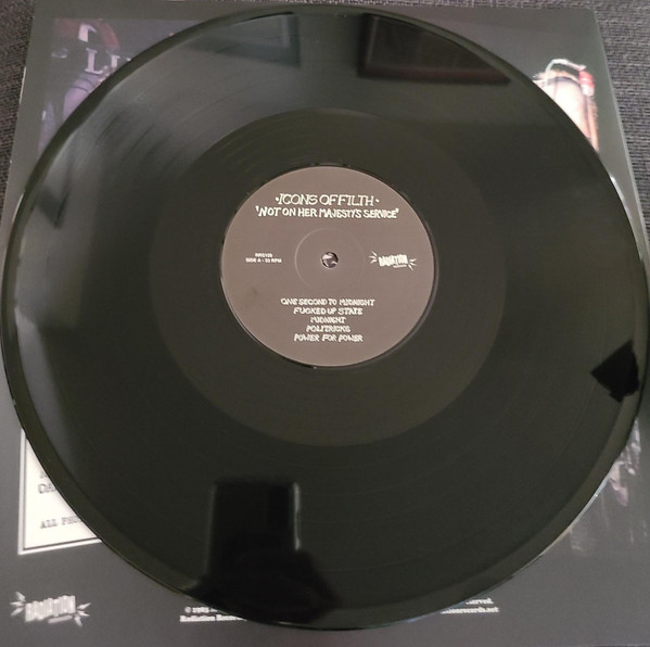 Icons Of Filth - Not On Her Majesty's Service | Radiation Records (RRS 129LP) - 2