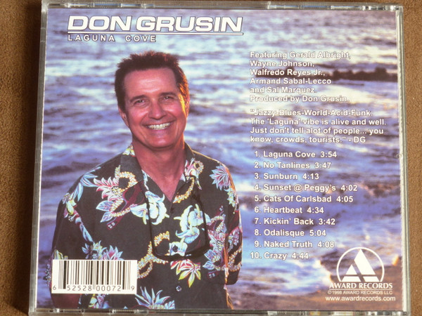 Don Grusin - Laguna Cove | Award Records (AWD 800072) - 2
