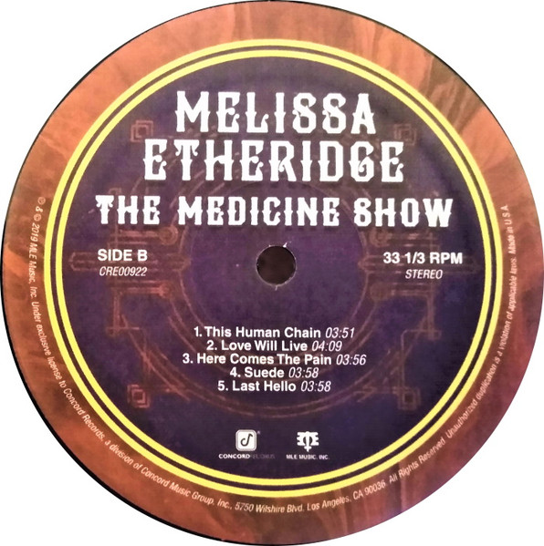 Melissa Etheridge - The Medicine Show [Vinyl] | Concord Records (CRE00922) - 4