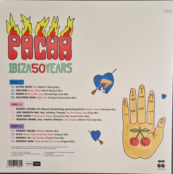 Various - Pacha Ibiza 50 Years | Blanco Y Negro (MXLP 4200) - 2