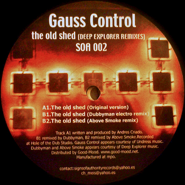 Gauss Control - The Old Shed (Deep Explorer Remixes) | Signs Of Authority (SOA 002)