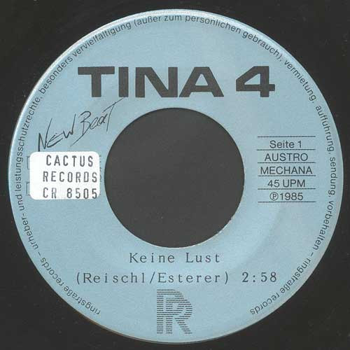 Tina 4 - Keine Lust | Cactus Records (CR 8505) - 2
