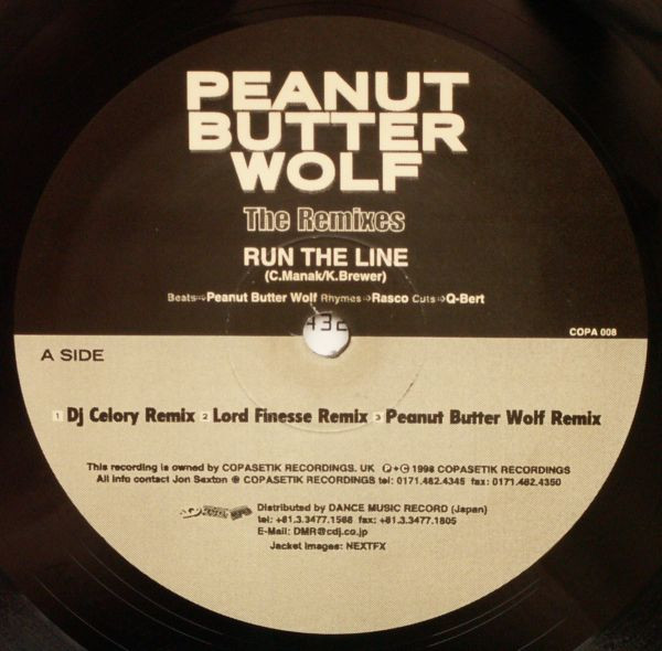 Peanut Butter Wolf - Run The Line (The Remixes) | Copasetik Recordings (COPA 008) - 3