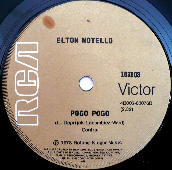 Elton Motello - Jet Boy Jet Girl | RCA Victor (103108) - 2