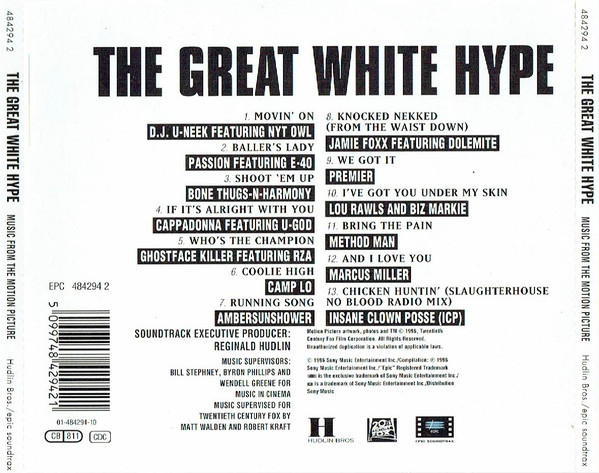 Various - The Great White Hype (Music From The Motion Picture) | Epic (484294 2) - 2 Various - The Great White Hype (Music From The Motion Picture) | Epic (484294 2) - 2