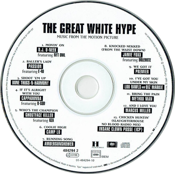 Various - The Great White Hype (Music From The Motion Picture) | Epic (484294 2) - 3 Various - The Great White Hype (Music From The Motion Picture) | Epic (484294 2) - 3