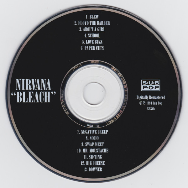 Nirvana - Bleach | Sub Pop (SP34b) - 3