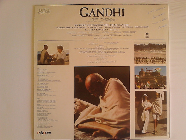Ravi Shankar , George Fenton - Gandhi - Music From The Original Motion Picture Soundtrack | RCA Victor (BL14557) - main Ravi Shankar , George Fenton - Gandhi - Music From The Original Motion Picture Soundtrack | RCA Victor (BL14557) - main