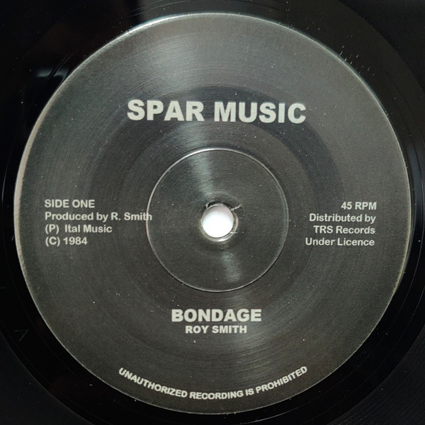Roy Smith - Bondage | Spar Music (TRS-SM-1)