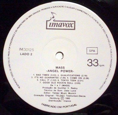Mass - Angel Power | Imavox (IM 30 125) - 3