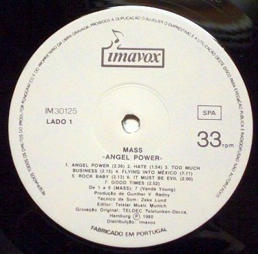 Mass - Angel Power | Imavox (IM 30 125) - 2