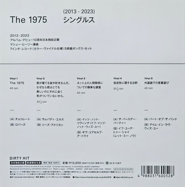 Singles (2013-2023)