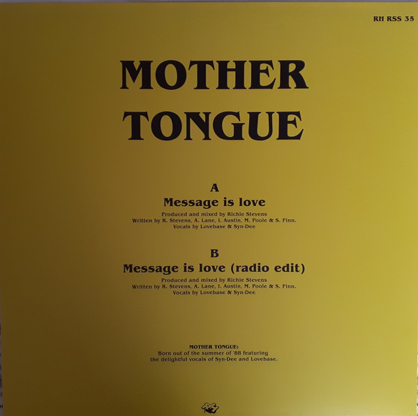 Mother Tongue - The Message Is Love | Rush Hour (RH RSS 35) - 2