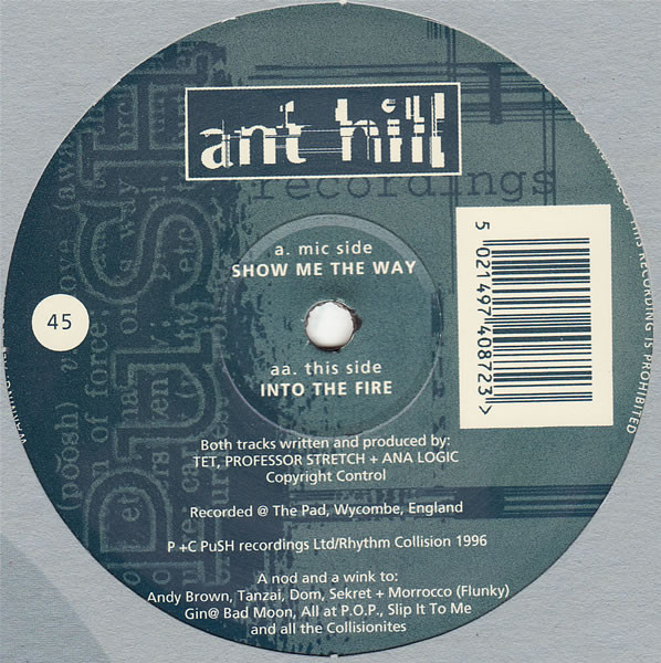 Ant Hill - Show Me The Way / Into The Fire | PuSH Recordings (PUSH002)