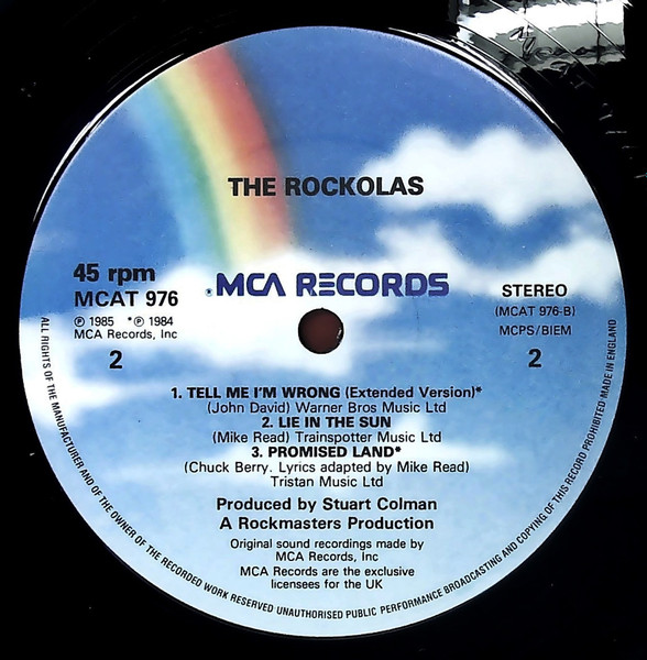The Rockolas - Dizzy | MCA Records (MCAT 976) - 4