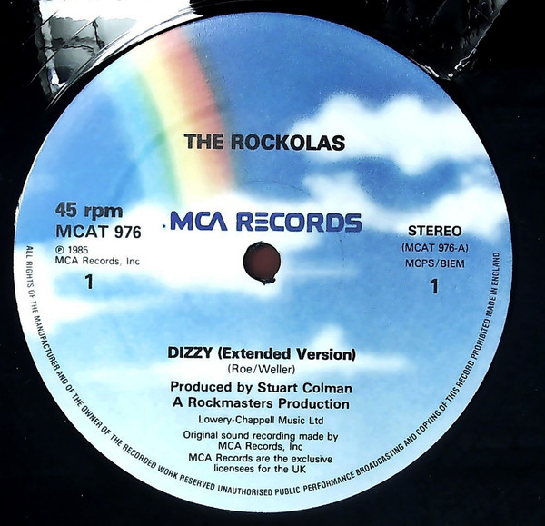 The Rockolas - Dizzy | MCA Records (MCAT 976) - 3
