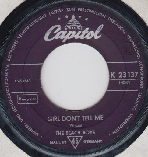 The Beach Boys - Barbara Ann | Capitol Records (K 23 137) - 4 The Beach Boys - Barbara Ann | Capitol Records (K 23 137) - 4