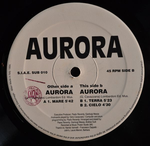 Aurora - Aurora | Subway Records (SUB 010)