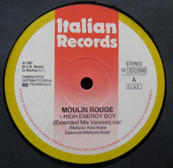 Moulin Rouge - High Energy Boy | Italian Records (14 2022686) - 3 Moulin Rouge - High Energy Boy | Italian Records (14 2022686) - 3