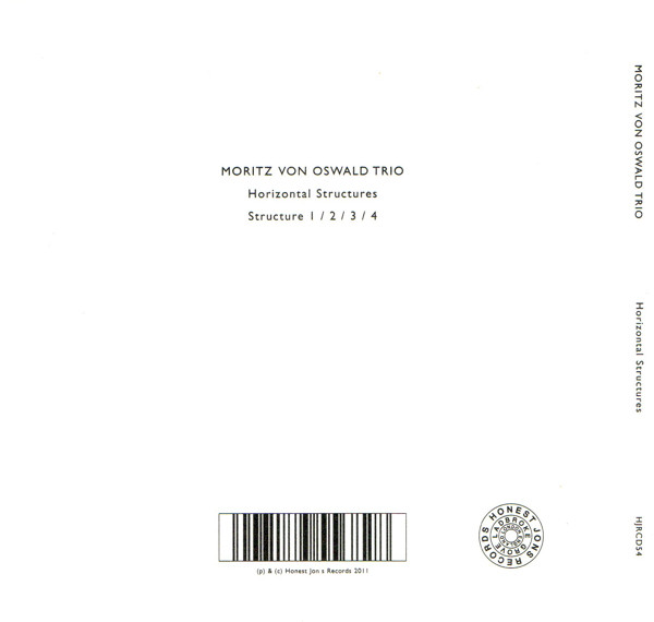 Moritz Von Oswald Trio - Horizontal Structures | Honest Jon's Records (HJRCD54) - 4