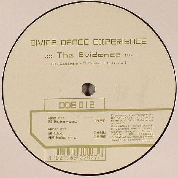 Divine Dance Experience - The Evidence | DDE (DDE012) - main Divine Dance Experience - The Evidence | DDE (DDE012) - main