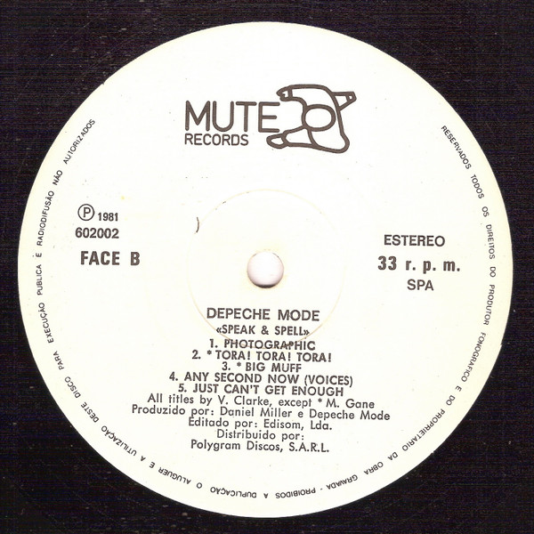 Depeche Mode - Speak & Spell | Mute (602002) - 4 Depeche Mode - Speak & Spell | Mute (602002) - 4