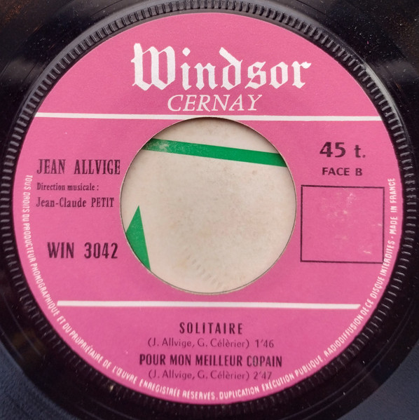 Jean Allvige - Je M’suis Baladé Dans Le Printemps | Windsor (WIN 3042) - 3 Jean Allvige - Je M’suis Baladé Dans Le Printemps | Windsor (WIN 3042) - 3