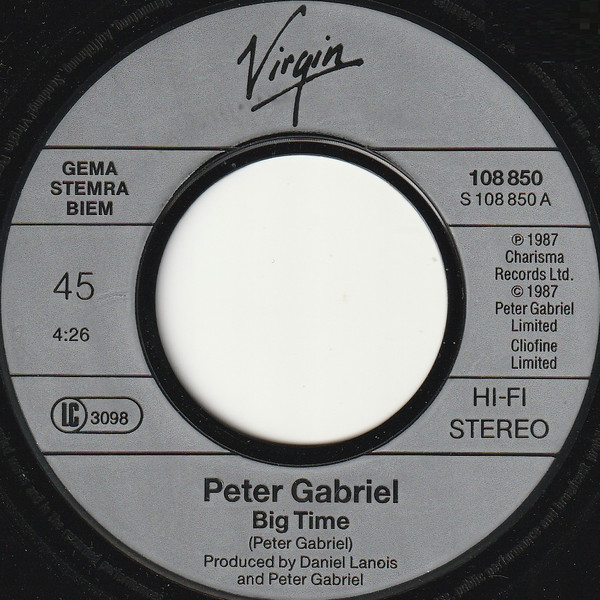 Peter Gabriel - Big Time | Virgin (108 850) - 3