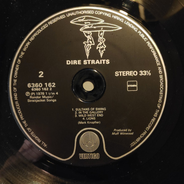 Dire Straits - Dire Straits | Vertigo (6360 162) - 4 Dire Straits - Dire Straits | Vertigo (6360 162) - 4