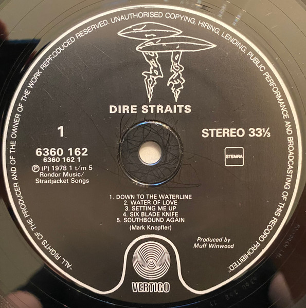 Dire Straits - Dire Straits | Vertigo (6360 162) - 3 Dire Straits - Dire Straits | Vertigo (6360 162) - 3