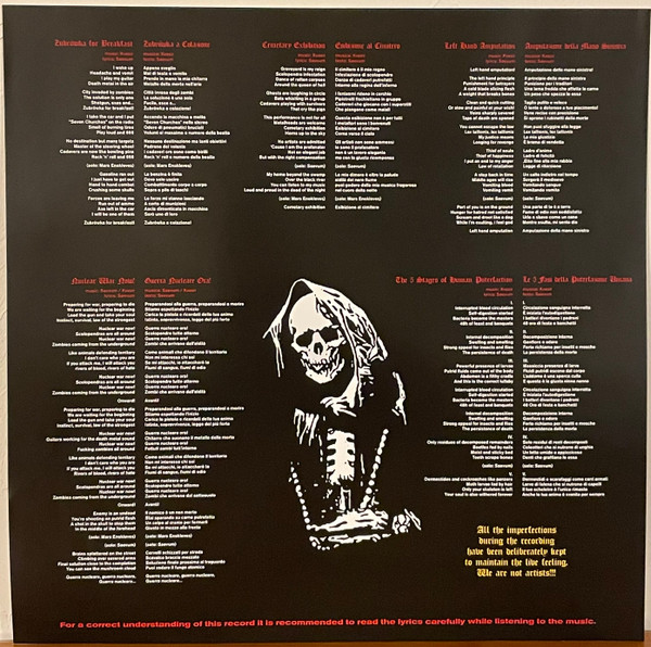 Scolopendra - VM18 [Vinyl] | Nuclear War Now! Productions (ANTI-GOTH 665) - 4