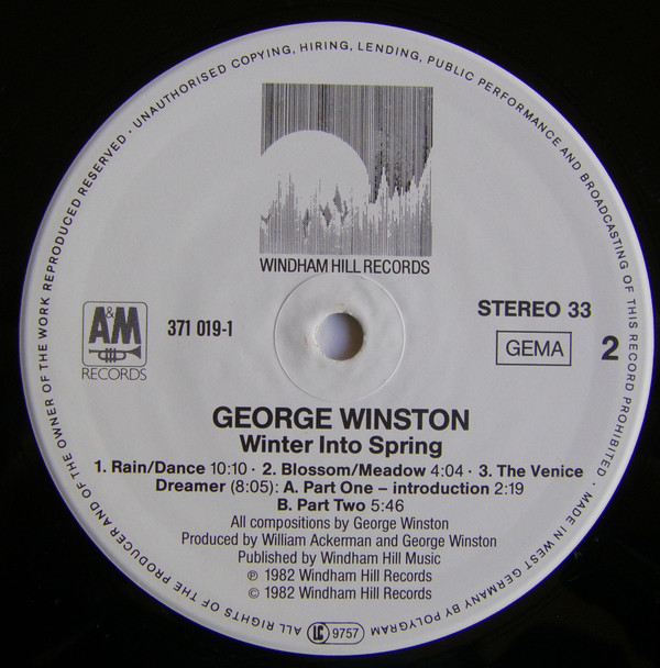 George Winston - Winter Into Spring | Windham Hill Records (371 019-1) - 3 George Winston - Winter Into Spring | Windham Hill Records (371 019-1) - 3