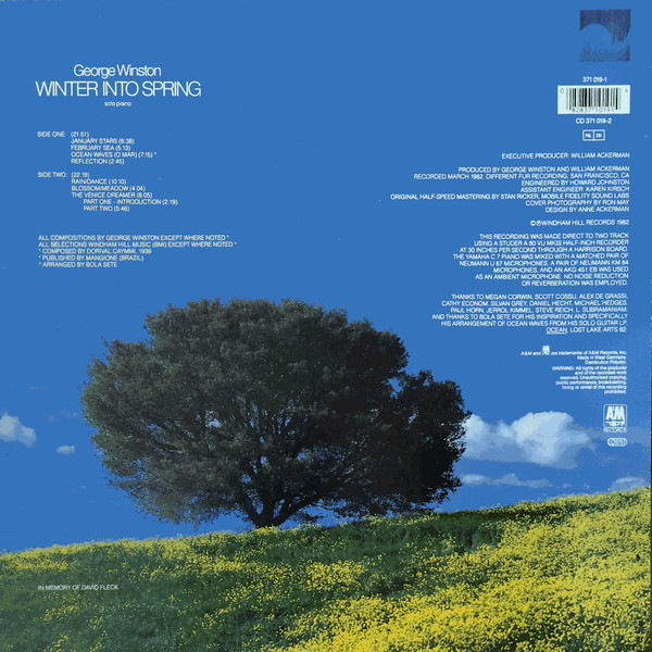 George Winston - Winter Into Spring | Windham Hill Records (371 019-1)